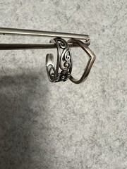 Lot Of 2 925 Sterling Silver Stackable Pinky / Toe Ring Adjustable Size