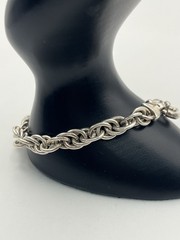 Milor Italy sterling silver rolo chain link bracelet