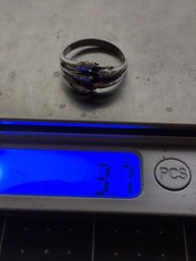VINTAGE STERLING SILVER POD OF 5 DOLPHINS SIZE 8 RING 2.5MM BAND 925 DOLPHIN