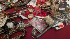 Jewelry Large lot Many Lbs of wearable Costume/Vintage fashion accessories