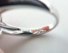 Vintage Sterling Silver 925 Natural Heated Green Amethyst Statement Ring Size 9
