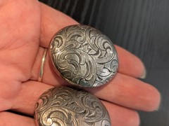Vintage Clip-on Earrings. Strongly Match Mid-century Burkhardt Jewelery Co.