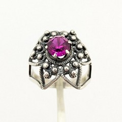 Vintage Elegant Soviet RING Silver⭐875 stamp Star USSR-size: 6.25US (17mm)| UA#4