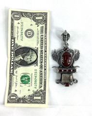 Vintage Studio Handmade Sterling Silver & Carnelian