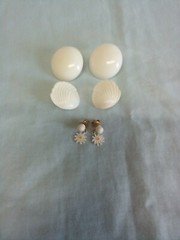 UNISEX Vintage ASSORTED Earring LOT Napier CLIP ON Earrings With PUSH BACKS