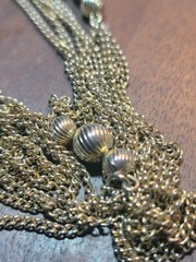 Vintage Gold Tone 24 Inch Necklace