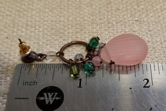 3 pair Gorgeous Lot Dangle Drop Pierced Post Earrings Made w Czech Glass Beads