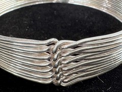 Vintage 950 Silver Multi Wire Cuff Bracelet