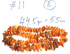✅55cm = 45gr RUSSIAN SOVIET BALTIC AMBER BEAD NECKLACE 琥珀 BRACELET STONE PENDANT