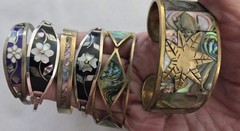 Vintage Southwestern Jewelry LOT Alpaca Mexico Native American Signed
