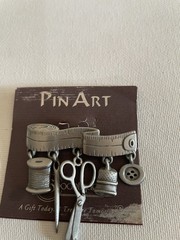New JJ SEWING Brooch Pin Spoontiques Pin Art
