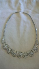 VINTAGE AUSTRIAN CRYSTAL NECKLACE 15.5″ long