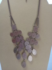 Style: Statement bib necklace / drop fringe collar necklace