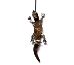 Vintage Sterling Silver Alligator Brooch/Pin
