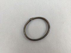 Sterling Silver – Marked 925 FA – Bangle Bracelet 7.6g Used