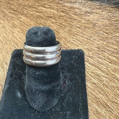 Vintage Sterling 925 Silver Vintage Southwestern Estate Ring Size 6.5 sz, 5.9g
