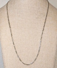 Sterling Silver 925 2mm Figaro Chain 18″ Necklace – 4g