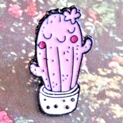 Kawaii Cactus Enamel Pin Set – Cute Pastel Succulent Plants – Desert Aesthetic