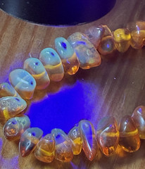 Vintage UV Tested Natural 25” Amber Necklace Endless Chunky Nuggets