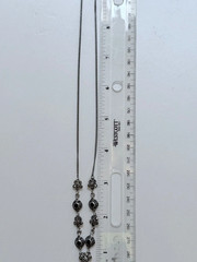 Vintage Black Onyx and Marcasite Sterling Silver Necklace