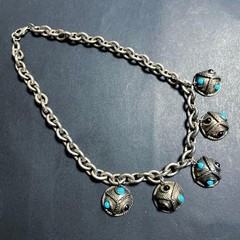 Vintage Unisex Necklace Large Design 48cm Used Not Specified