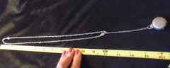 Vtg. 1928 Chain w Round Photo Pendant – OPEN UP FOUR 4 PHOTO CHAMBERS – Unique!