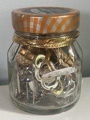 Jewelry Lot :Vintage & Modern Craft Parts : Earrings, Chains & More