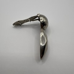 Vintage Fur or Scarf Clip Brooch with Gripping Posts Non Sliding Spring Tension