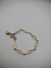 Vintage Sarah Coventry Womens Bracelet Gold Tone Links Dainty Wedding