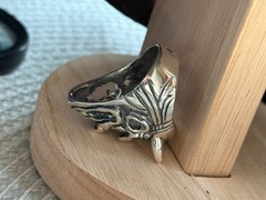 Ring Devil Silver 925 Jewelry Men’s Gothic Mask Sterling Satyr Custom Made Rare