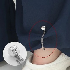 1pc Magnetic Chain Brooch Clip – Decorative Clothing & Scarf Fastener Accessory