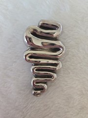 Gorgeous Sterling Silver Clip-on Earrings – Approximately 2 1/2″
