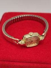 SWISS [N. MINT] 16mm OMEGA Gold Plated 17 JEWELS WORKING WIND UP WATCH Vintage