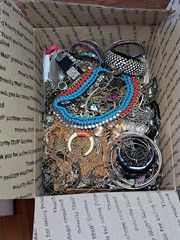 8 Pounds 4 Oz Old Jewelry Lot VTG To Now Junk, Wearable, Craft-Tangles Huge