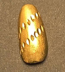 LUX Vintage 14k Gold Engraved Fingernail, Solid Gold, Disco Nail, Nail Accessory