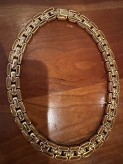 Cinar Panther Link Necklace 15.5 Inches