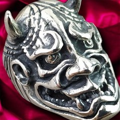 Ring Devil Silver 925 Jewelry Men’s Gothic Mask Sterling Satyr Custom Made Rare