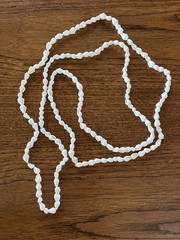 1950s Puka Shell Necklace 30in Drop (vintage)