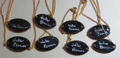 Vintage 1970/80’s “Jules Perrier” Artist Enamel Necklace/Bracelet lot of 8
