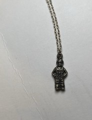 It’s a Boy Charm necklace Pendant with Sterling Silver Chain. 18” Vintage