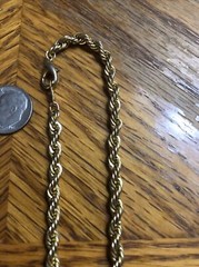 Vintage 7 1/2” Inch Gold Tone Bracelet Good Quality Stamped Korea