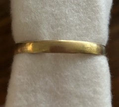 $360 Marathon 12K GF Hinged BANGLE BRACELET Engraved Flowers 12.6 Grams 8mm 7″