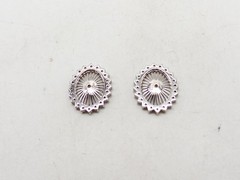 $5850 Signed JABEL 1.50ct VS G Diamond 18k White Gold EARRING JACKETS 5g