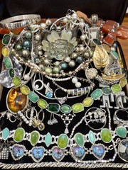 Vintage Estate Costume Jewelry Lot ! TRIFARI , SARAH COV and more!