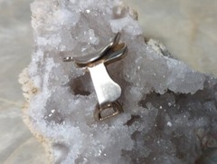 VINTAGE P&N STERLING SILVER 3D TRAIL SADDLE CHARM MOVING STIRRUPS COWBOY WESTERN