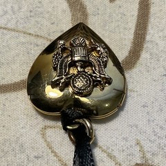 Vintage Military Sweetheart Heart Locket – Goldtone – Fast Shipping