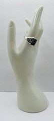 Vintage Men’s Sterling Silver Moss Agate Ring