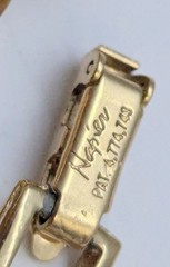 Vtg Signed NAPIER 9mm Thick 24″ Rope Chain Necklace 140gr Gold Tone