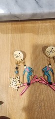 Lunch At The Ritz Ski Pierced Earrings