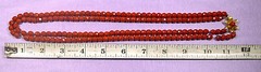 Double Strand ☆ Round Faceted ☆ Terracotta ☆ Glass Bead ☆ Necklace & Earrings